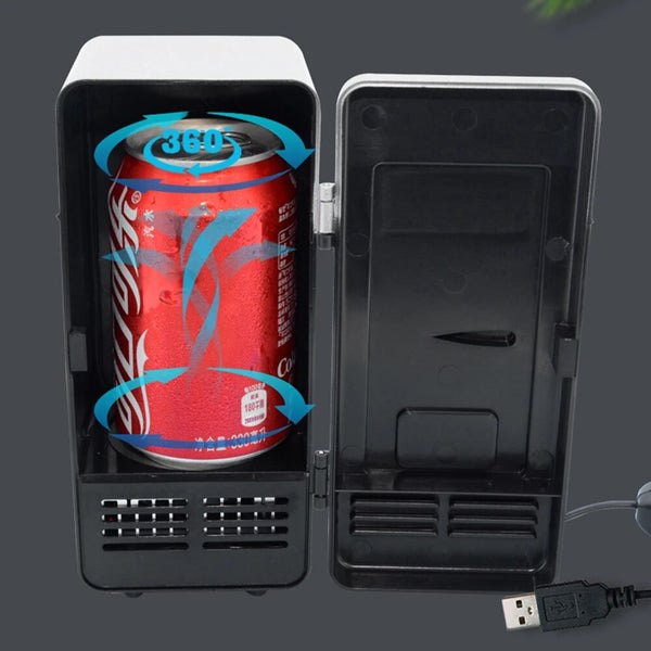 Mini USB Fridge for Beverages & Cans