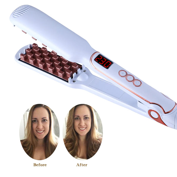 Hair Volumizing Iron Ceramic Corrugated Hair Curler